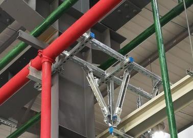 金安该抗震支架的整体式支吊架结构协调性好